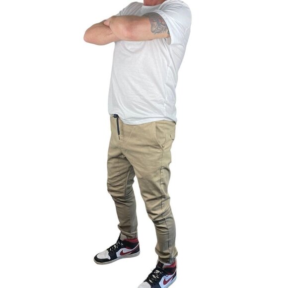 ZANEROBE Men's Sureshot Jogger Sandstone US 36 - Picture 2 of 14